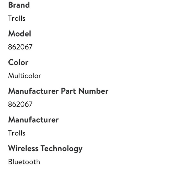 🎁BLUETOOTH WIRELESS SPEAKER COLLECTABLE DREAMWORKS TROLLS BLUETOOTH SPEAKER - Picture 11 of 11